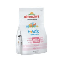 Almo Nature Sterilised Kattenvoer - Zalm En Rijst -Katten Honden Benodigdheden Winkel 065e1a0abd06791220765c7894cd0ac88d8dfb394c9356282e496e78673807a8 4