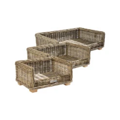 51 Degrees North Rattan Bed -Katten Honden Benodigdheden Winkel 51 degrees north rattan bed 216942 2000 none