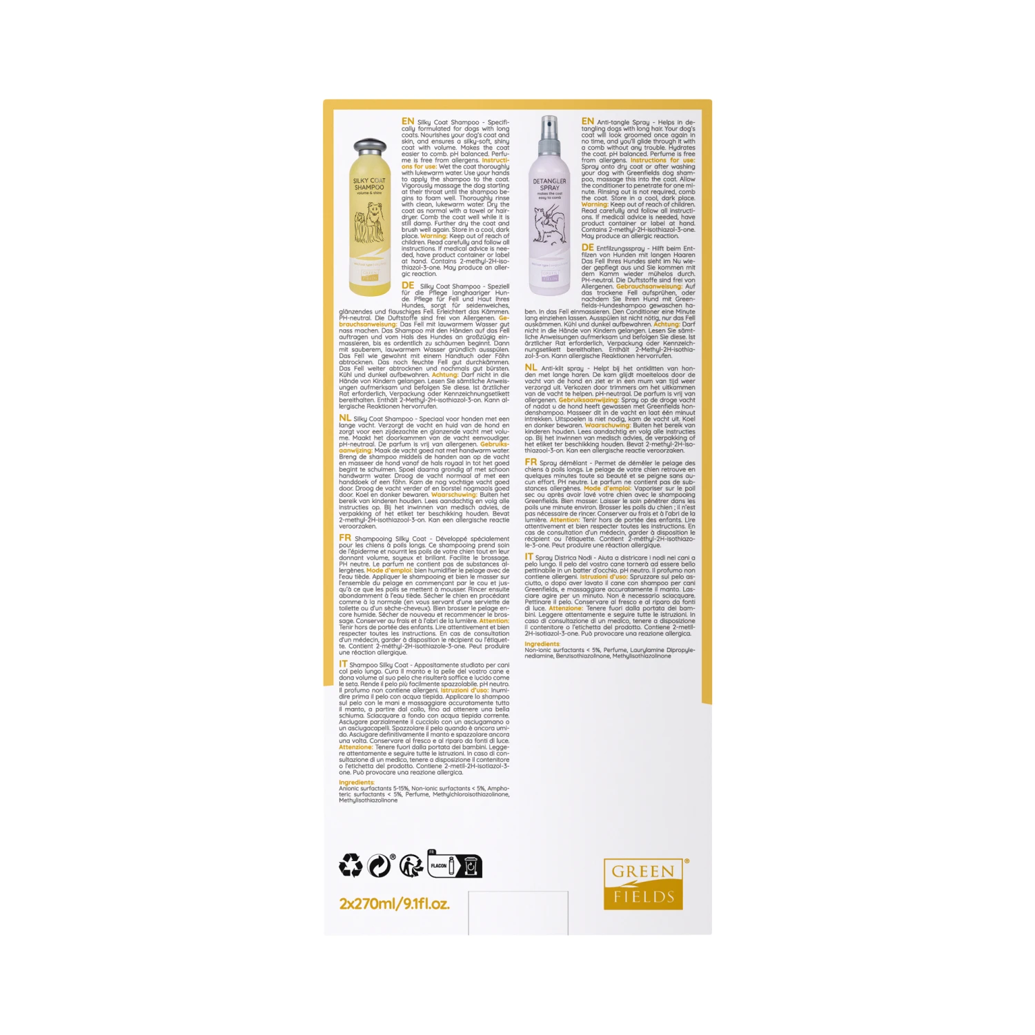 Greenfields Yorkshire Terrier Care Set 5 Greenfields Yorkshire Terrier Care Set - Afbeelding 3