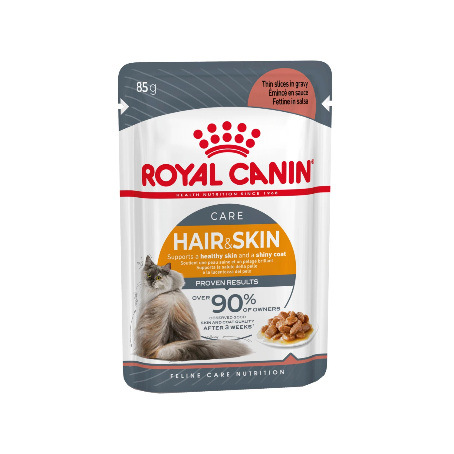 Royal Canin Hair & Skin In Gravy - Kattenvoer 5 Royal Canin Hair & Skin In Gravy - Kattenvoer - Afbeelding 3