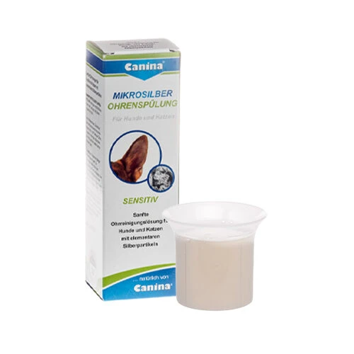 Canina Microzilver Oorspoeling 3 Canina Microzilver Oorspoeling