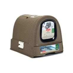 Curver Petlife Kattenbak -Katten Honden Benodigdheden Winkel curver petlife kattenbak mokka 106081 0500 none