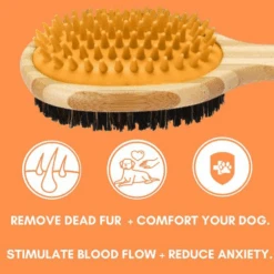 Dogslife Bamboo Dog Brush 14 Dogslife Bamboo Dog Brush -Katten Honden Benodigdheden Winkel dogslife bamboo dog brush 219804 0500 none