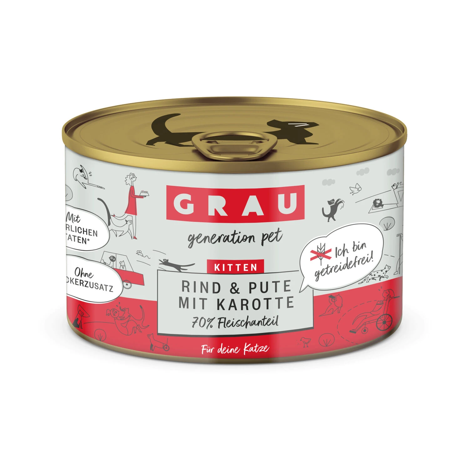 Grau Graanvrij Kittenvoer 9 Grau Graanvrij Kittenvoer - Afbeelding 7