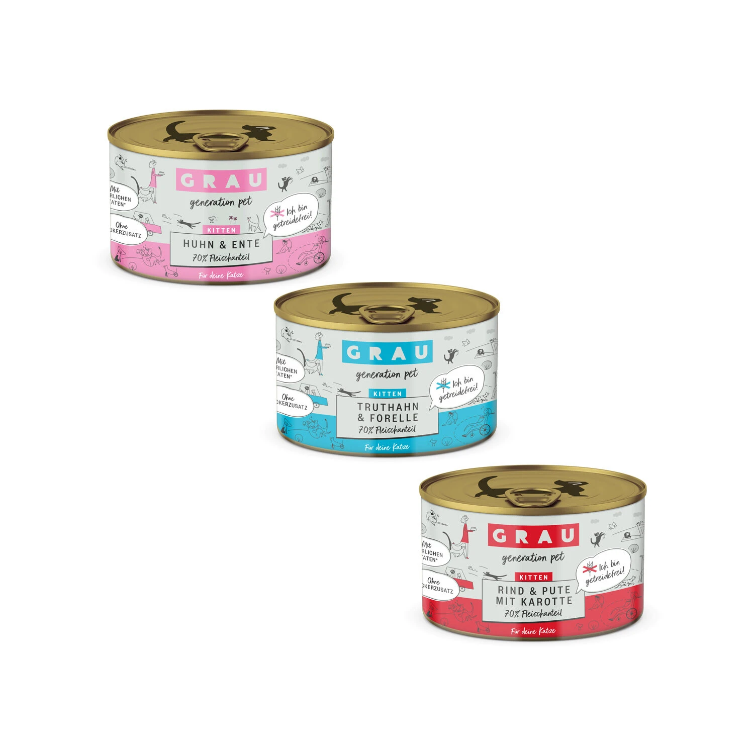 Grau Graanvrij Kittenvoer 6 Grau Graanvrij Kittenvoer - Afbeelding 4