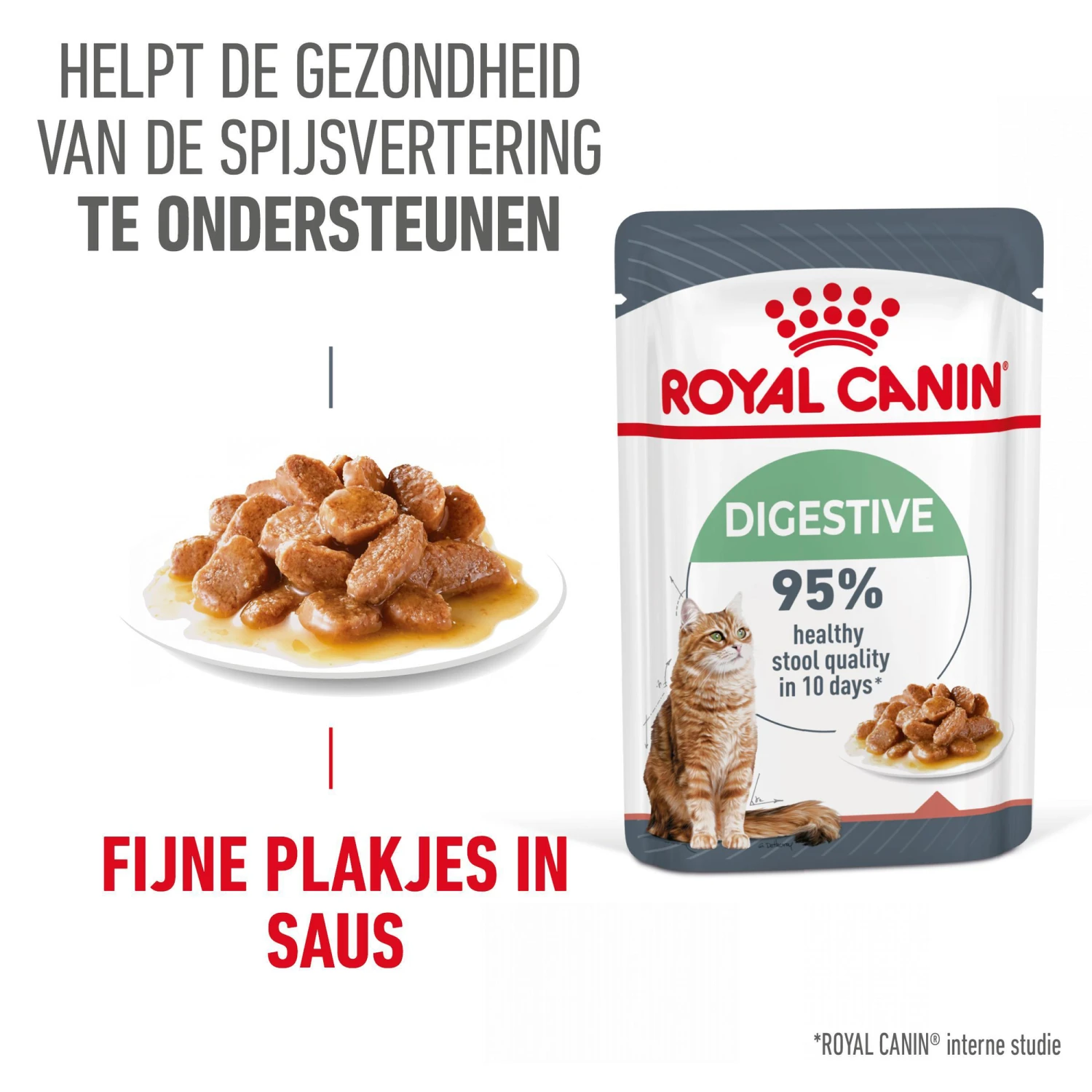 Royal Canin Digestive Care In Gravy - Kattenvoer 4 Royal Canin Digestive Care In Gravy - Kattenvoer - Afbeelding 2