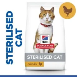 Hill's Science Plan Sterilised Adult Kattenvoer -Katten Honden Benodigdheden Winkel hills science plan feline adult sterilised chicken 218803 0500 none