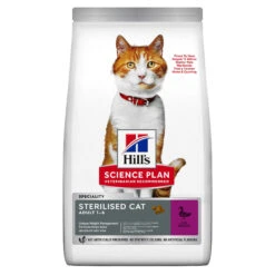 Hill's Science Plan - Feline Adult - Sterilised - Duck -Katten Honden Benodigdheden Winkel hills science plan feline young adult sterilised duck 214115 2000 none