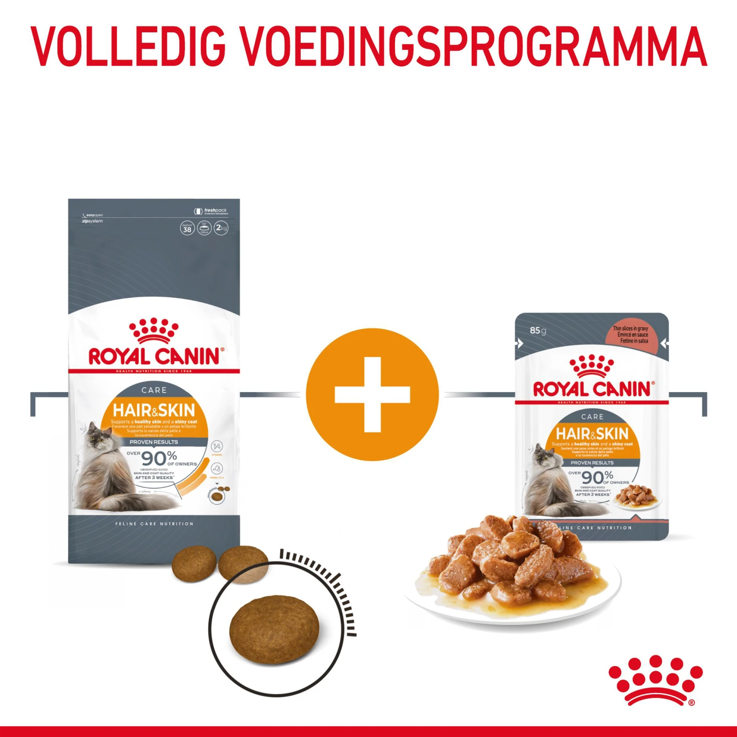 Royal Canin Hair & Skin In Gravy - Kattenvoer 8 Royal Canin Hair & Skin In Gravy - Kattenvoer - Afbeelding 6