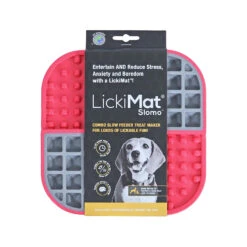 LickiMat Slomo Hond -Katten Honden Benodigdheden Winkel lickimat slomo roze grijs 20 cm 133748 1500 none