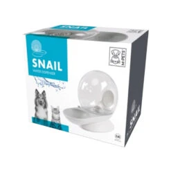 M-Pets Snail Water Dispenser -Katten Honden Benodigdheden Winkel m pets snail water dispenser 219928 1000 none