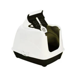 Moderna Kattentoilet Flip Cat - Zwart -Katten Honden Benodigdheden Winkel moderna kattentoilet flip cat zwart 170857 0500 none