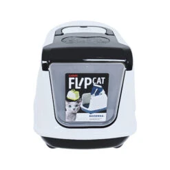 Moderna Kattentoilet Flip Cat - Zwart -Katten Honden Benodigdheden Winkel moderna kattentoilet flip cat zwart 170860 2000 none