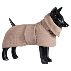 PAIKKA Badjas Drying Coat Spa -Katten Honden Benodigdheden Winkel paikka drying coat spa taupe maat 70 136842 2000 none
