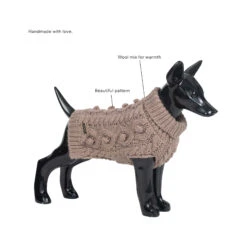 PAIKKA Handmade Knit Sweater -Katten Honden Benodigdheden Winkel paikka handmade knit sweater green 219665 2000 none