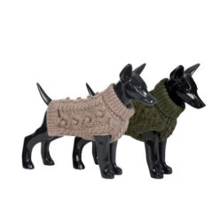 PAIKKA Handmade Knit Sweater -Katten Honden Benodigdheden Winkel paikka handmade knit sweater green 219667 0500 none