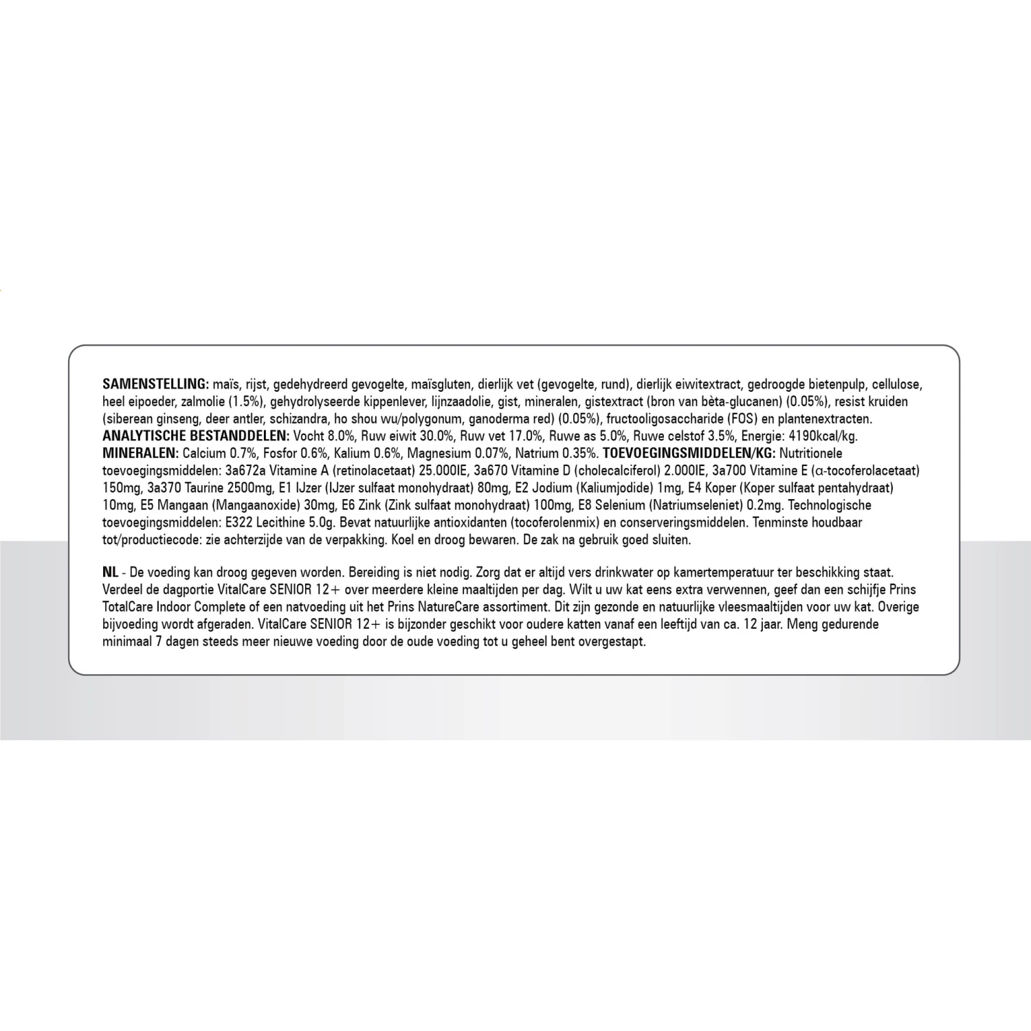 Prins VitalCare Senior 12+ 12 Prins VitalCare Senior 12+ - Afbeelding 10