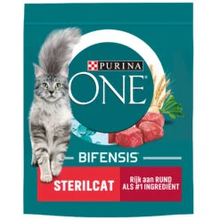 Purina One Adult Sterilcat -Katten Honden Benodigdheden Winkel purina one sterilcat rundtarwe 4x800g 137835 2000 none